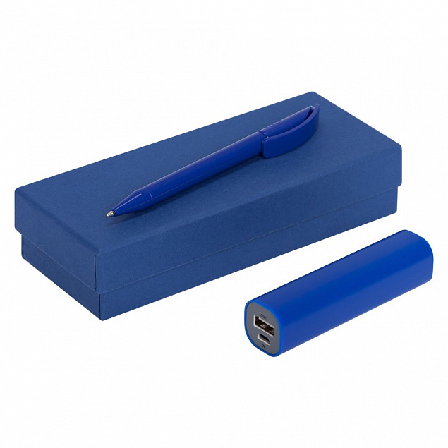 Коробка Mini, синяя с логотипом в Белгороде заказать по выгодной цене в кибермаркете AvroraStore