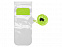 Влагостойкий чехол Mambo, зеленый/прозрачный с логотипом в Белгороде заказать по выгодной цене в кибермаркете AvroraStore