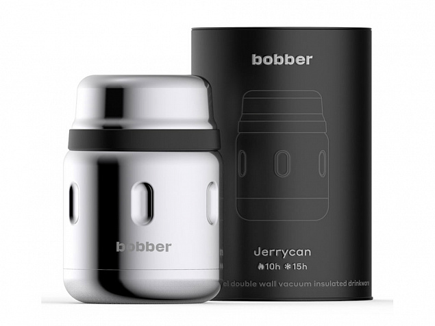 Термос для еды, вакуумный, бытовой, тм bobber. Объем 0.47 литра. Артикул Jerrycan-470 Glossy с логотипом в Белгороде заказать по выгодной цене в кибермаркете AvroraStore