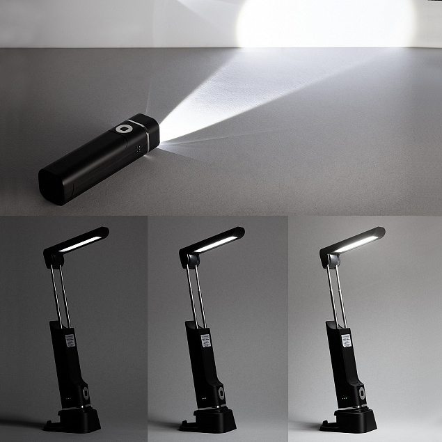 Складная лампа-фонарь "Smart LED" с логотипом в Белгороде заказать по выгодной цене в кибермаркете AvroraStore