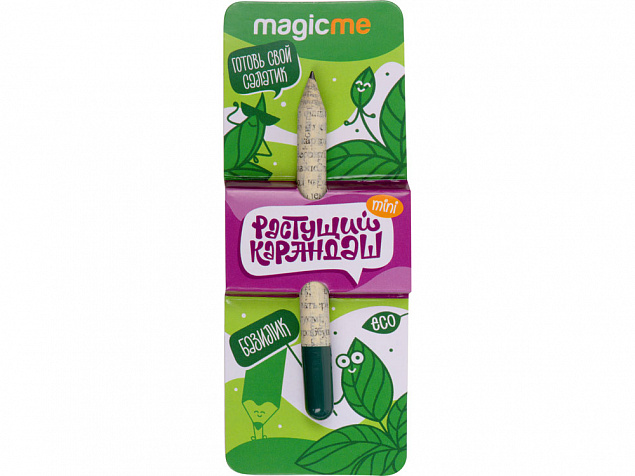 «Растущий карандаш» mini с семенами базилика с логотипом в Белгороде заказать по выгодной цене в кибермаркете AvroraStore
