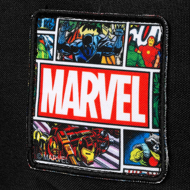 Поясная сумка Marvel Comics, черная с логотипом в Белгороде заказать по выгодной цене в кибермаркете AvroraStore