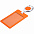 Чехол для пропуска с ретрактором Dorset, оранжевый с логотипом в Белгороде заказать по выгодной цене в кибермаркете AvroraStore