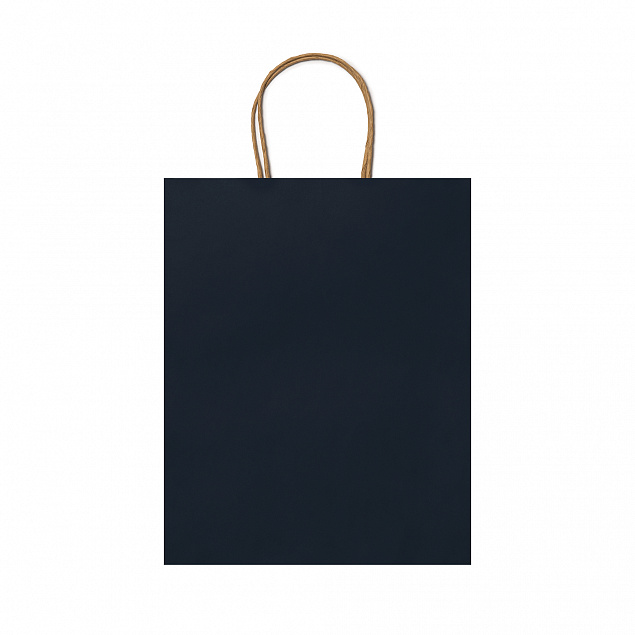 Пакет бумажный ARCE, Морской синий с логотипом в Белгороде заказать по выгодной цене в кибермаркете AvroraStore