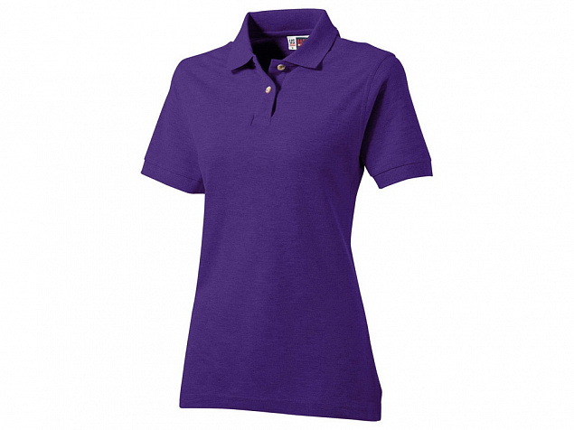 Рубашка поло Boston женская, фиолетовый с логотипом в Белгороде заказать по выгодной цене в кибермаркете AvroraStore