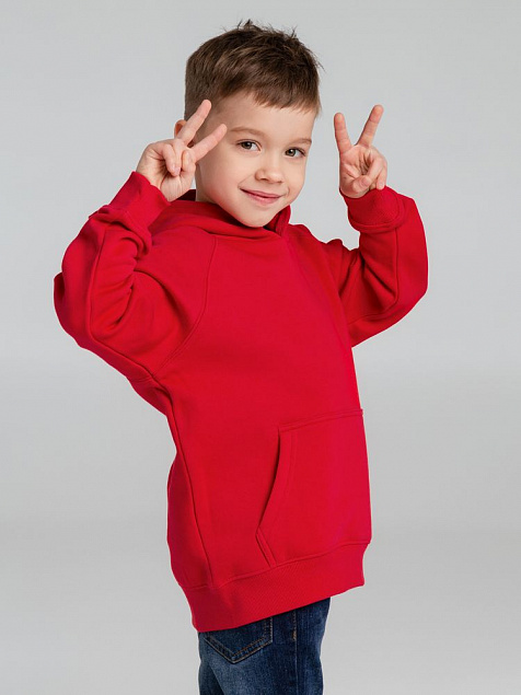 Толстовка детская Stellar Kids, красная с логотипом в Белгороде заказать по выгодной цене в кибермаркете AvroraStore