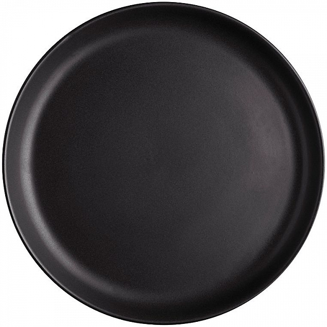 Тарелка Nordic Kitchen, средняя, черная с логотипом в Белгороде заказать по выгодной цене в кибермаркете AvroraStore