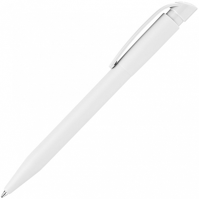 Ручка шариковая S45 ST, белая с логотипом в Белгороде заказать по выгодной цене в кибермаркете AvroraStore