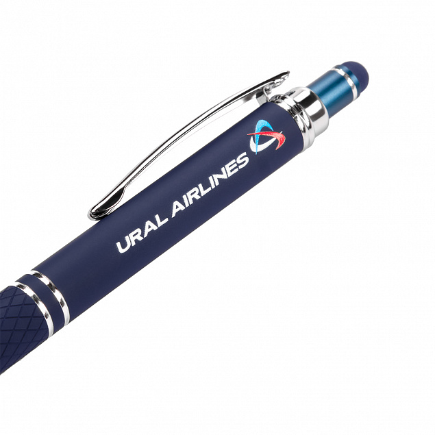 Шариковая ручка Alt, синий с логотипом в Белгороде заказать по выгодной цене в кибермаркете AvroraStore