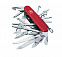 Офицерский нож SWISSCHAMP 91, красный с логотипом в Белгороде заказать по выгодной цене в кибермаркете AvroraStore