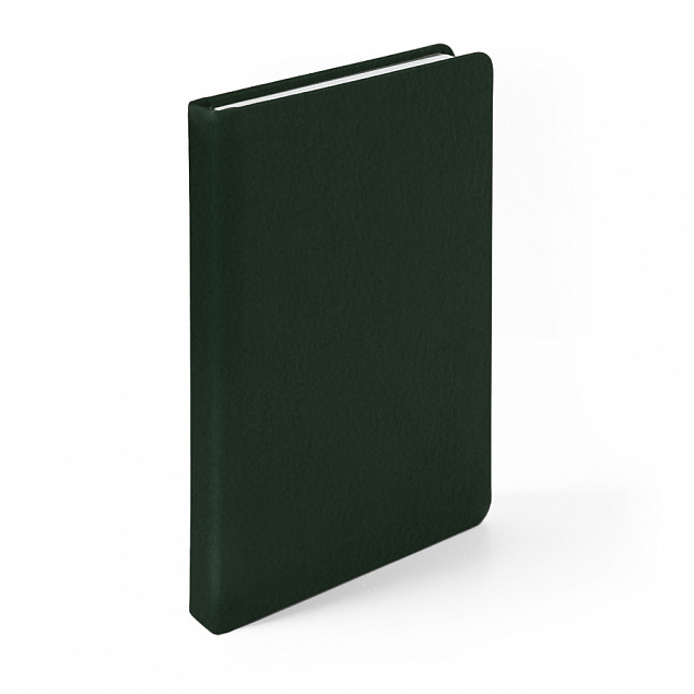 Ежедневник недатированный Duncan, А5,  темно-зеленый, белый блок с логотипом в Белгороде заказать по выгодной цене в кибермаркете AvroraStore