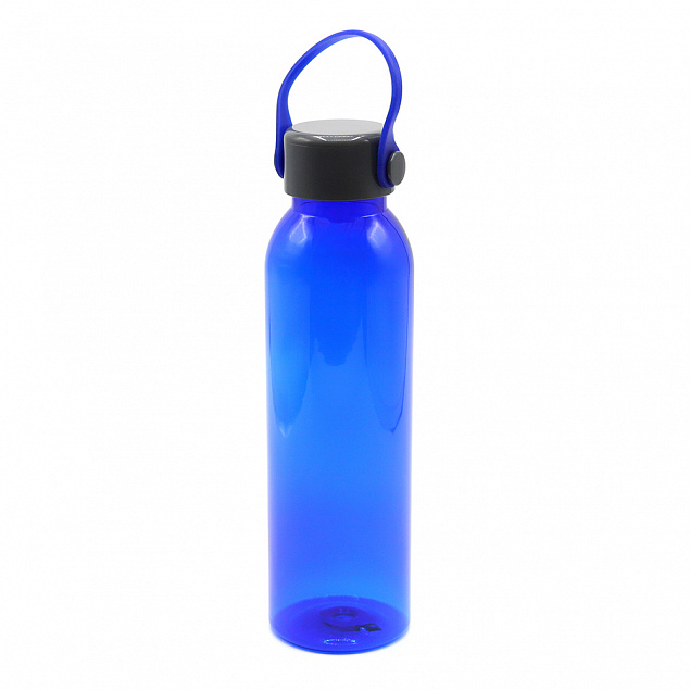 Пластиковая бутылка Chikka, синий с логотипом в Белгороде заказать по выгодной цене в кибермаркете AvroraStore