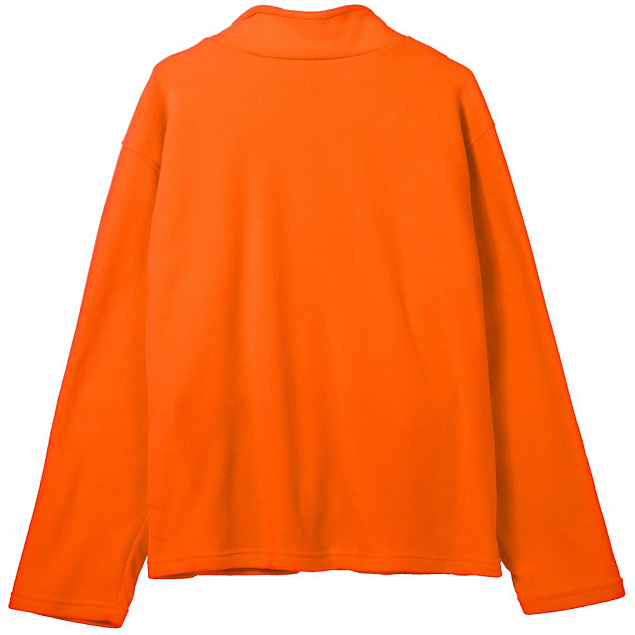 Куртка флисовая унисекс Manakin, оранжевая с логотипом в Белгороде заказать по выгодной цене в кибермаркете AvroraStore