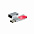 Флешка "Moon" 16 Гб c подсветкой - Красный PP с логотипом в Белгороде заказать по выгодной цене в кибермаркете AvroraStore