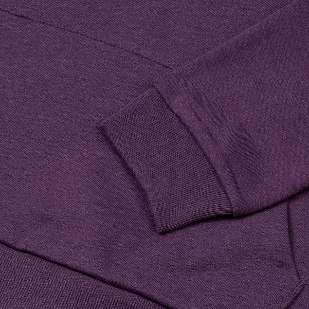 Толстовка с капюшоном унисекс Hoodie, фиолетовый меланж с логотипом в Белгороде заказать по выгодной цене в кибермаркете AvroraStore