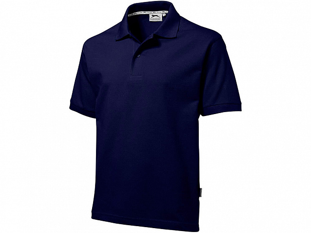 Рубашка поло Forehand мужская, темно-синий с логотипом в Белгороде заказать по выгодной цене в кибермаркете AvroraStore