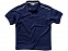 Рубашка поло Backhand мужская, темно-синий/белый с логотипом в Белгороде заказать по выгодной цене в кибермаркете AvroraStore