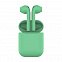 Наушники беспроводные с зарядным боксом TWS AIR SOFT, цвет мятный с логотипом в Белгороде заказать по выгодной цене в кибермаркете AvroraStore