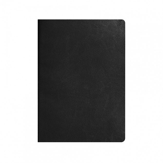 Ежедневник недатированный Tony, А5, черный, кремовый блок в клетку с логотипом в Белгороде заказать по выгодной цене в кибермаркете AvroraStore