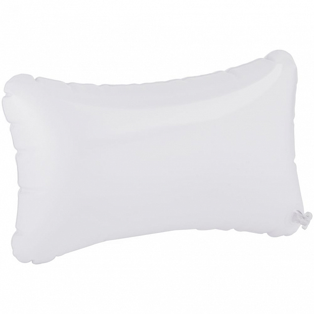 Надувная подушка Ease, белая с логотипом в Белгороде заказать по выгодной цене в кибермаркете AvroraStore