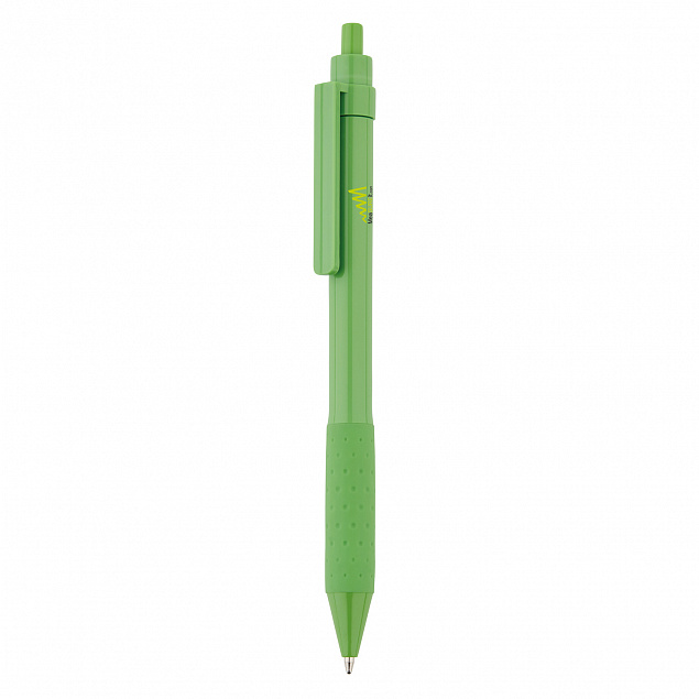 Ручка X2, зеленый с логотипом в Белгороде заказать по выгодной цене в кибермаркете AvroraStore