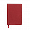 Ежедневник недатированный Campbell, А5,  красный, белый блок с логотипом в Белгороде заказать по выгодной цене в кибермаркете AvroraStore