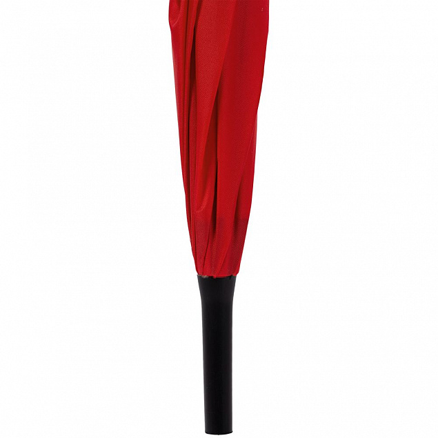 Зонт-трость Color Play, красный с логотипом в Белгороде заказать по выгодной цене в кибермаркете AvroraStore