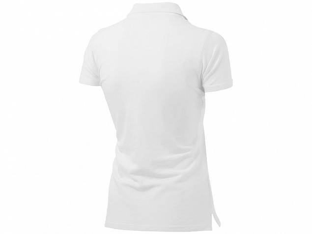 Рубашка поло First женская, белый с логотипом в Белгороде заказать по выгодной цене в кибермаркете AvroraStore