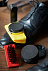 Набор для чистки обуви BIG SHINE, черный, красный, желтый с логотипом в Белгороде заказать по выгодной цене в кибермаркете AvroraStore