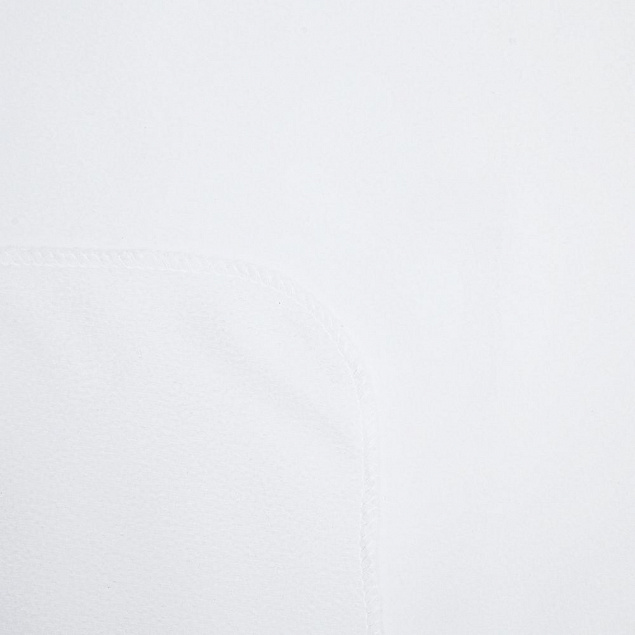 Флисовый плед Warm&Peace XL, белый с логотипом в Белгороде заказать по выгодной цене в кибермаркете AvroraStore