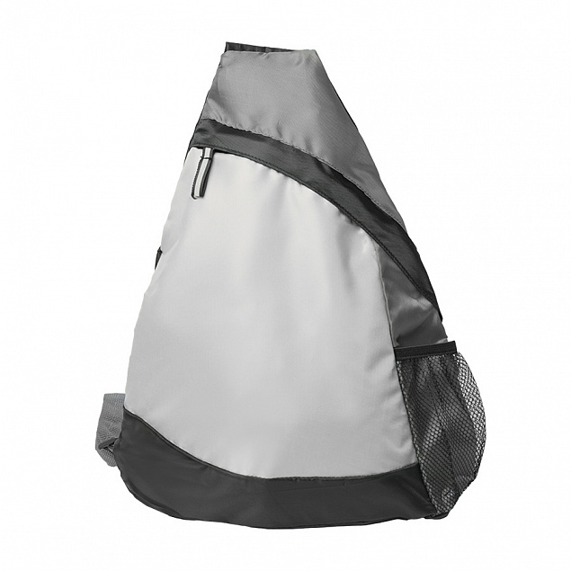 Рюкзак Pick, белый/серый/чёрный, 41 x 32 см, 100% полиэстер 210D с логотипом в Белгороде заказать по выгодной цене в кибермаркете AvroraStore