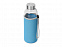 Бутылка для воды Pure c чехлом, 420 мл, голубой с логотипом в Белгороде заказать по выгодной цене в кибермаркете AvroraStore