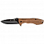 Складной нож Stinger 632ZW, эбеновое дерево с логотипом в Белгороде заказать по выгодной цене в кибермаркете AvroraStore