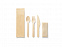 Набор деревянных столовых приборов «SUYA» с логотипом в Белгороде заказать по выгодной цене в кибермаркете AvroraStore