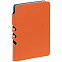 Ежедневник Flexpen Mini, недатированный, оранжевый с логотипом в Белгороде заказать по выгодной цене в кибермаркете AvroraStore