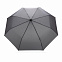 Компактный зонт Impact из RPET AWARE™ с бамбуковой ручкой, 20.5" с логотипом в Белгороде заказать по выгодной цене в кибермаркете AvroraStore