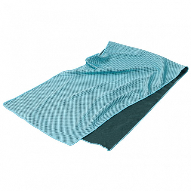 Охлаждающее полотенце Weddell, голубое с логотипом в Белгороде заказать по выгодной цене в кибермаркете AvroraStore