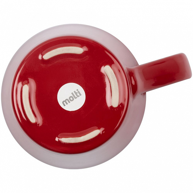 Кружка Modern Bell Classic, глянцевая, красная с логотипом в Белгороде заказать по выгодной цене в кибермаркете AvroraStore