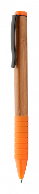 Эко ручка, оранжевая с логотипом в Белгороде заказать по выгодной цене в кибермаркете AvroraStore