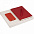 Набор Flex Shall Recharge, красный с логотипом в Белгороде заказать по выгодной цене в кибермаркете AvroraStore