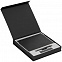 Коробка Memoria под ежедневник, аккумулятор и ручку, черная с логотипом в Белгороде заказать по выгодной цене в кибермаркете AvroraStore