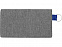 Универсальный пенал из переработанного полиэстера RPET Holder, серый/синий с логотипом в Белгороде заказать по выгодной цене в кибермаркете AvroraStore