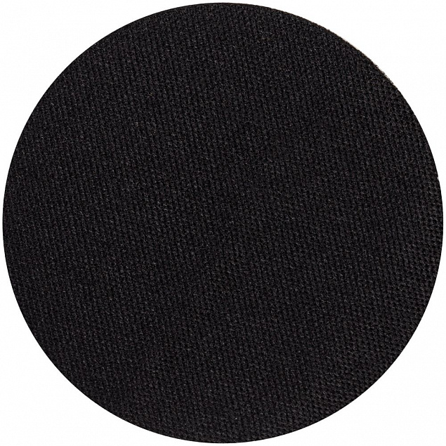 Наклейка тканевая Lunga Round, M, черная с логотипом в Белгороде заказать по выгодной цене в кибермаркете AvroraStore
