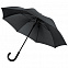 Зонт-трость Alessio, черный с логотипом в Белгороде заказать по выгодной цене в кибермаркете AvroraStore