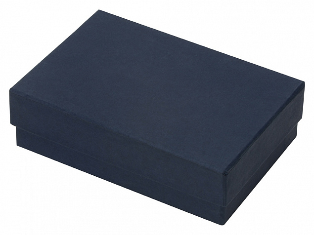 Подарочная коробка 17,7 х 12,3 х 5,2 см, синий с логотипом в Белгороде заказать по выгодной цене в кибермаркете AvroraStore