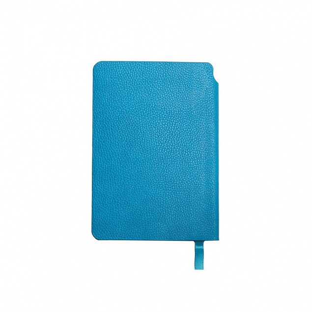 Ежедневник недатированный SALLY, A6, голубой, кремовый блок с логотипом в Белгороде заказать по выгодной цене в кибермаркете AvroraStore