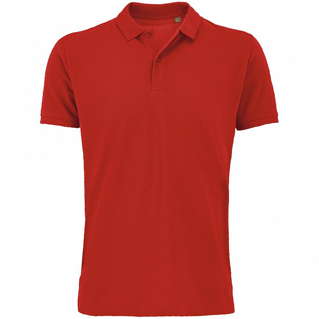 Рубашка поло мужская Planet Men, красная с логотипом в Белгороде заказать по выгодной цене в кибермаркете AvroraStore