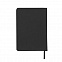Ежедневник недатированный Duncan, А5,  черный, белый блок с логотипом в Белгороде заказать по выгодной цене в кибермаркете AvroraStore