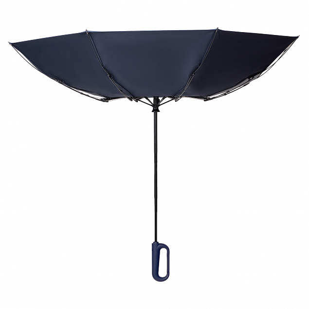Зонт складной Azimut, синий с логотипом в Белгороде заказать по выгодной цене в кибермаркете AvroraStore