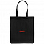 Холщовая сумка «100% Новый год», черная с логотипом в Белгороде заказать по выгодной цене в кибермаркете AvroraStore